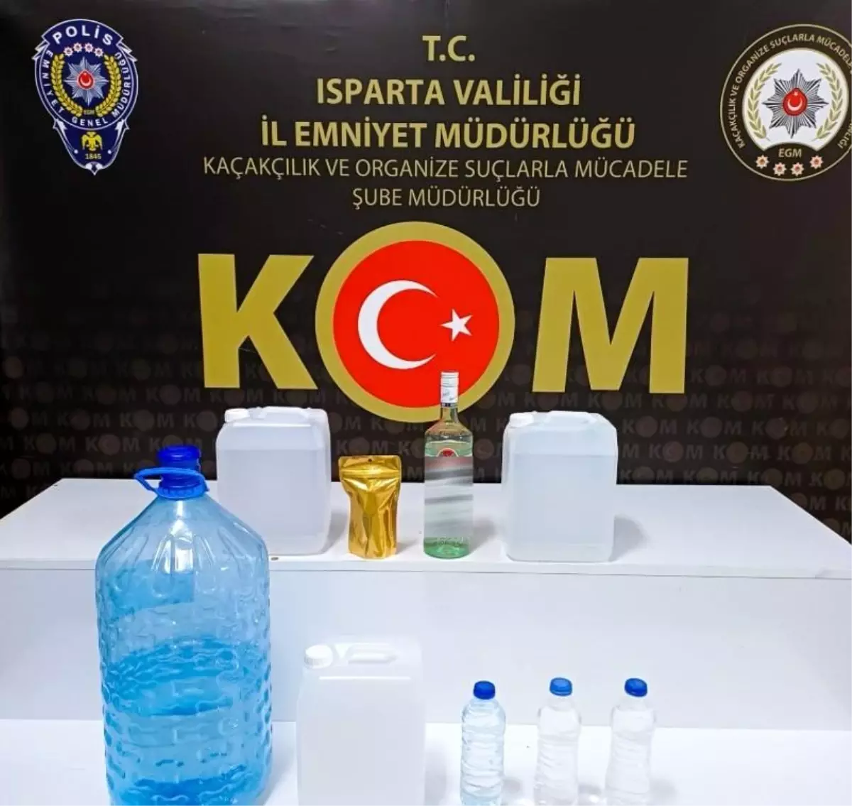 Kaçak Alkol Operasyonu: 54 Litre Ele Geçirildi