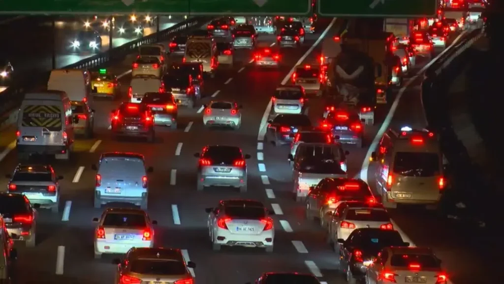 İstanbul’da Akşam Trafik Yoğunluğu