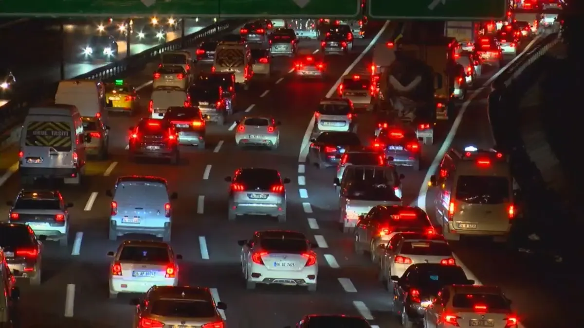 İstanbul’da Akşam Trafik Yoğunluğu