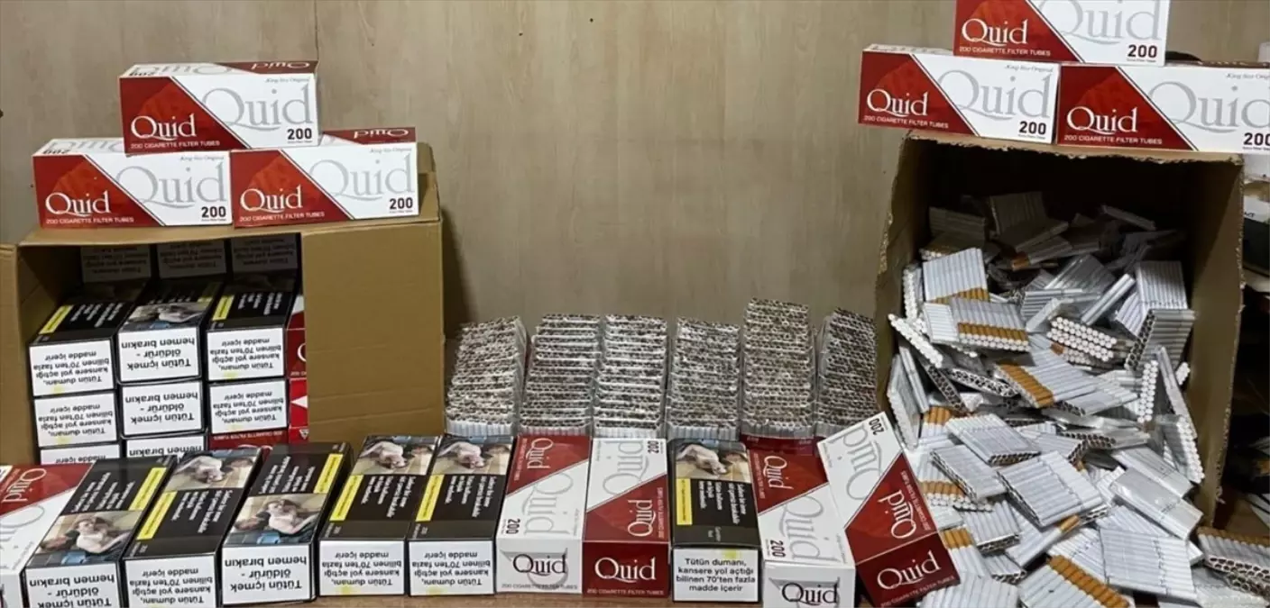 İzmir’de Kaçak Tütün Operasyonu: 20 Bin Makaron Ele Geçirildi