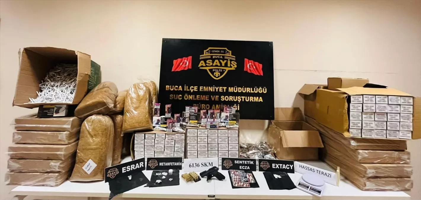 İzmir’de Büyük Uyuşturucu ve Kaçakcılık Operasyonu