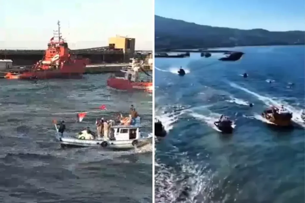 Karadenizliler İsrail’e Karşı Sulara Açıldı