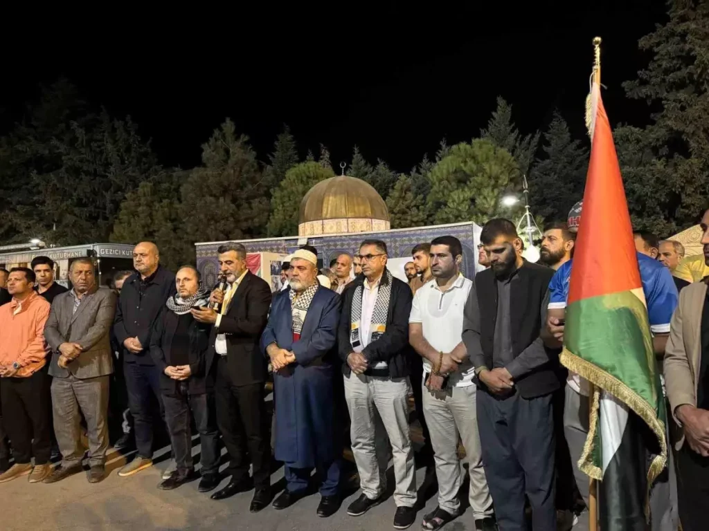 Mardin’de İsrail Saldırılarına Karşı Tepki Gösterisi