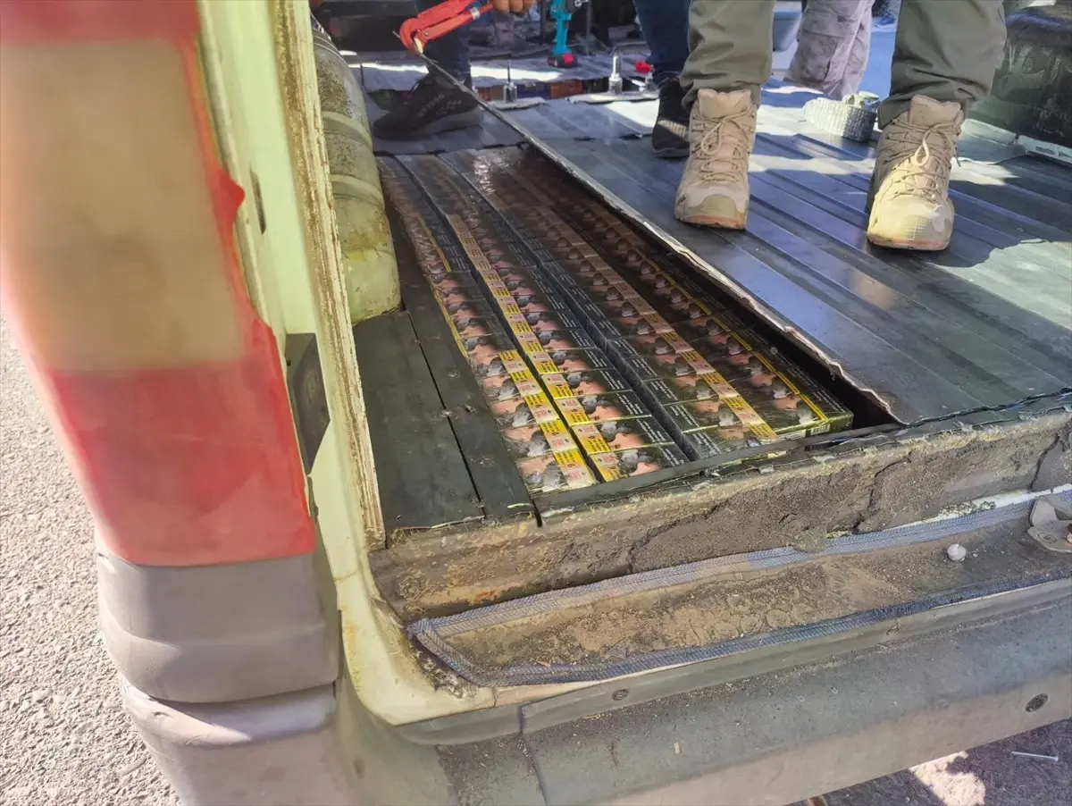 Mardin’de Kaçak Sigara Operasyonu: 16 Bin Paket Ele Geçirildi