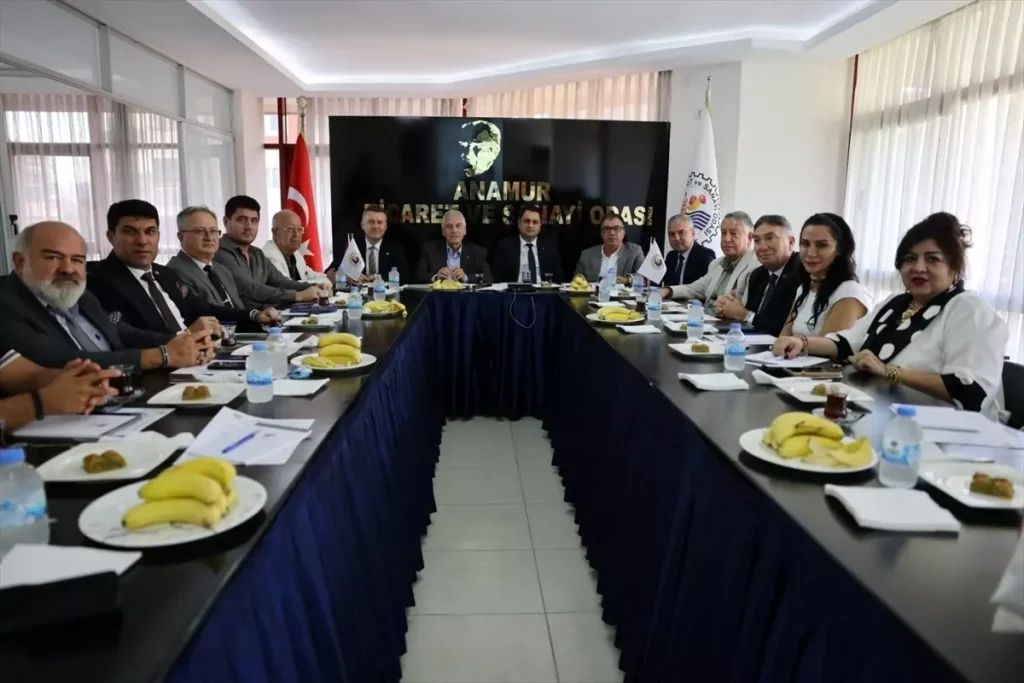 Mersin’de Oda ve Borsa Yöneticileri Anamur’da Toplandı