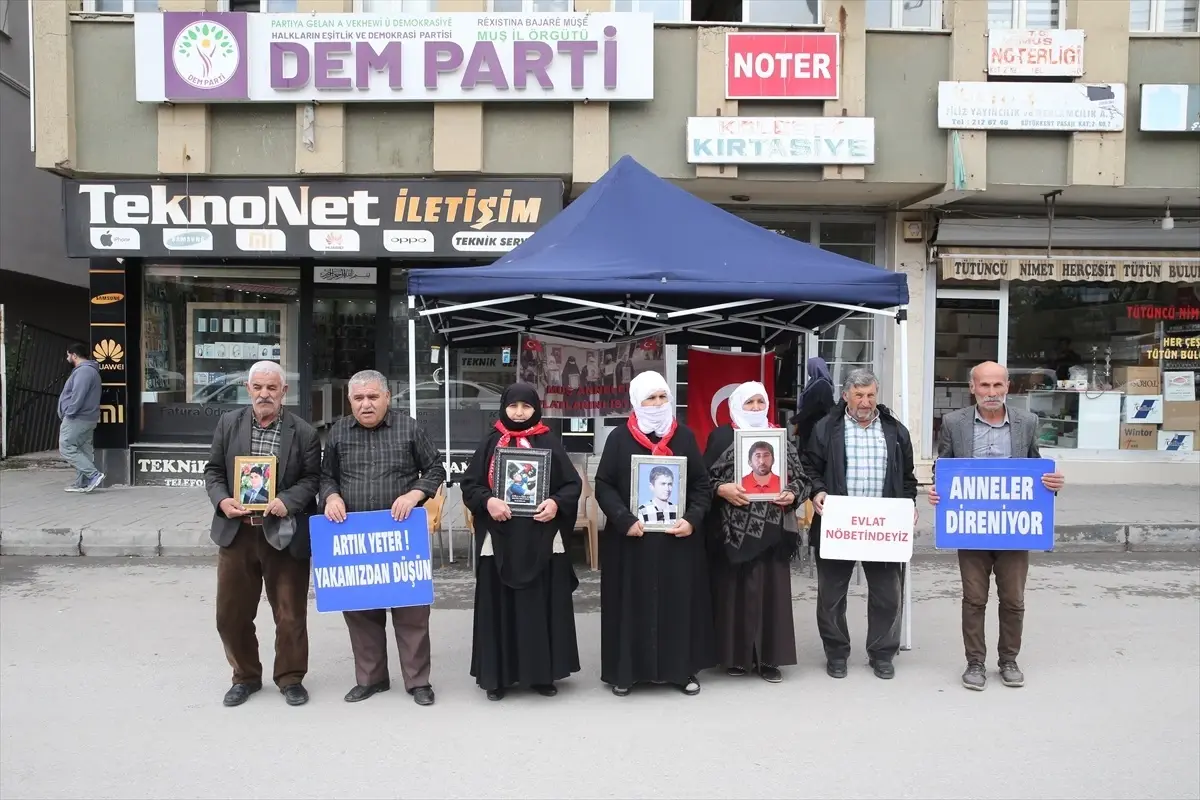 Çocuklarını PKK’dan Geri Bekleyen Ailelerin Eylemi
