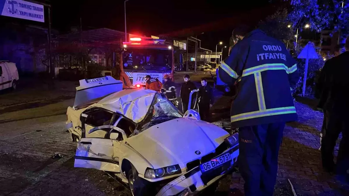 Ordu’da Trajik Kaza: 3 Kişi Yaralandı