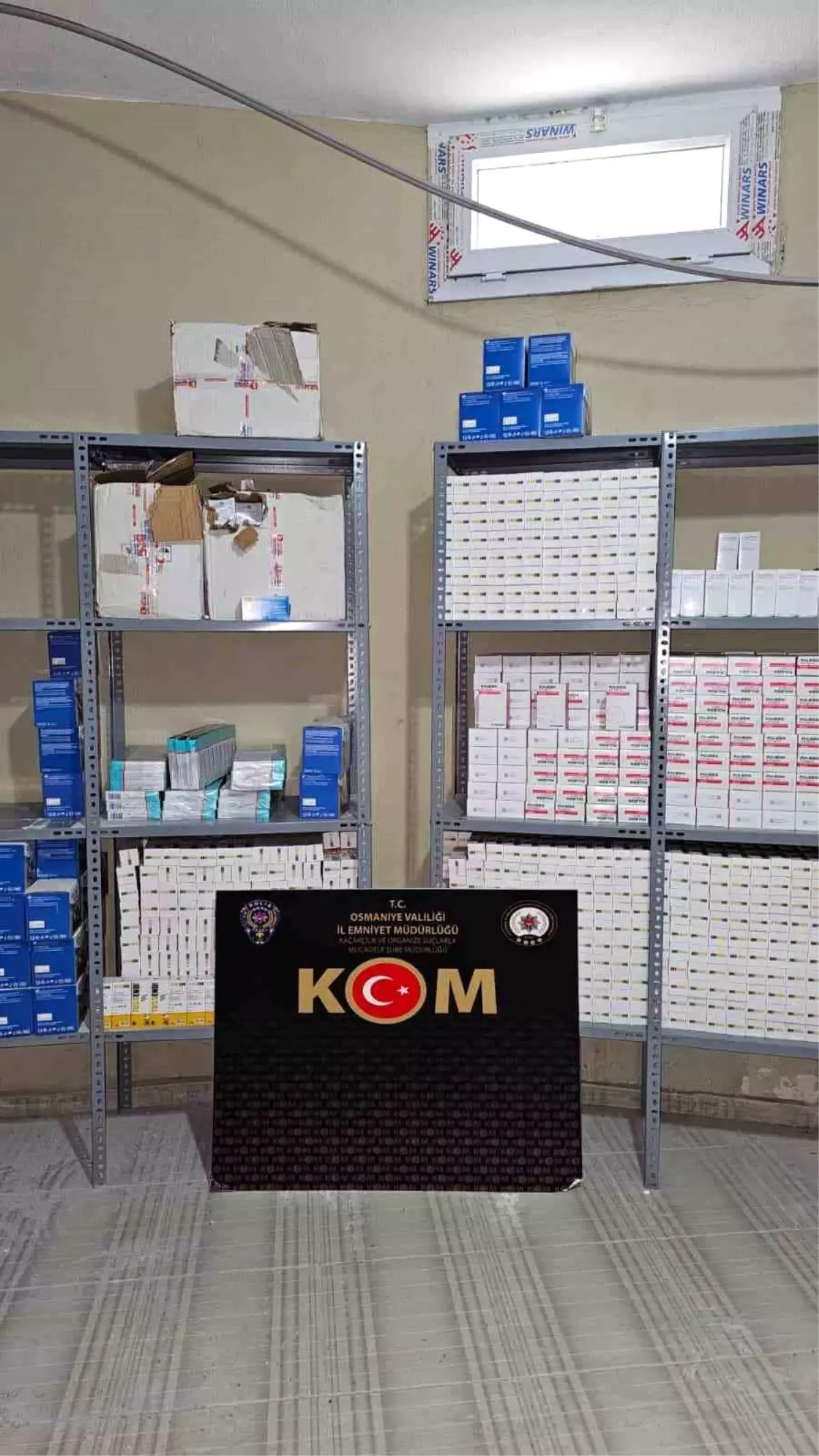 Osmaniye’de 2,5 Milyon TL Değerinde Kaçak İlaç Operasyonu