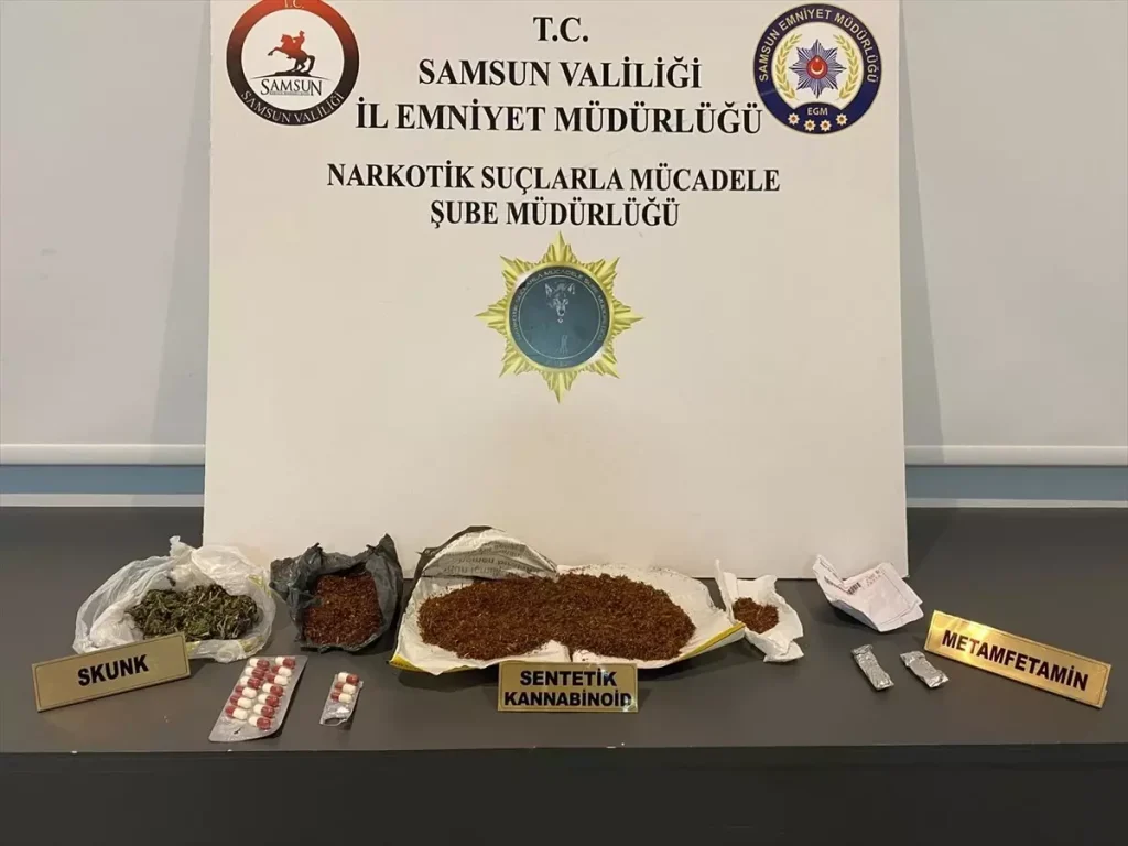 Samsun’da Büyük Uyuşturucu Operasyonu: 3 Şüpheli Yakalandı