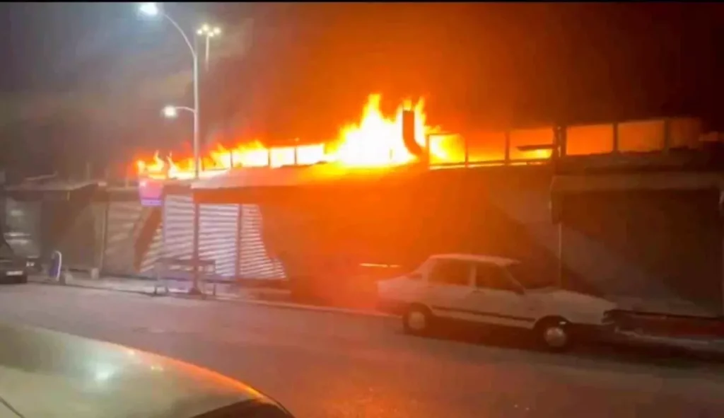 Şanlıurfa Lokantasında Büyük Yangın: İş Yeri Kül Oldu