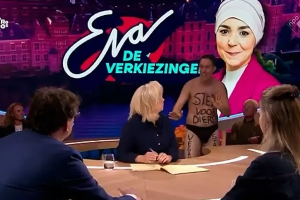 Seçim Adayı Vegan Protestocu Sanılarak Canlı Yayından Çıkarıldı