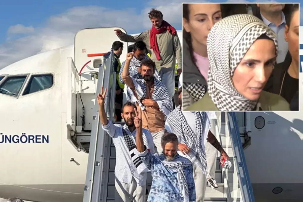 Gazze’ye Destek Veren Aktivistler Türkiye’ye Geldi