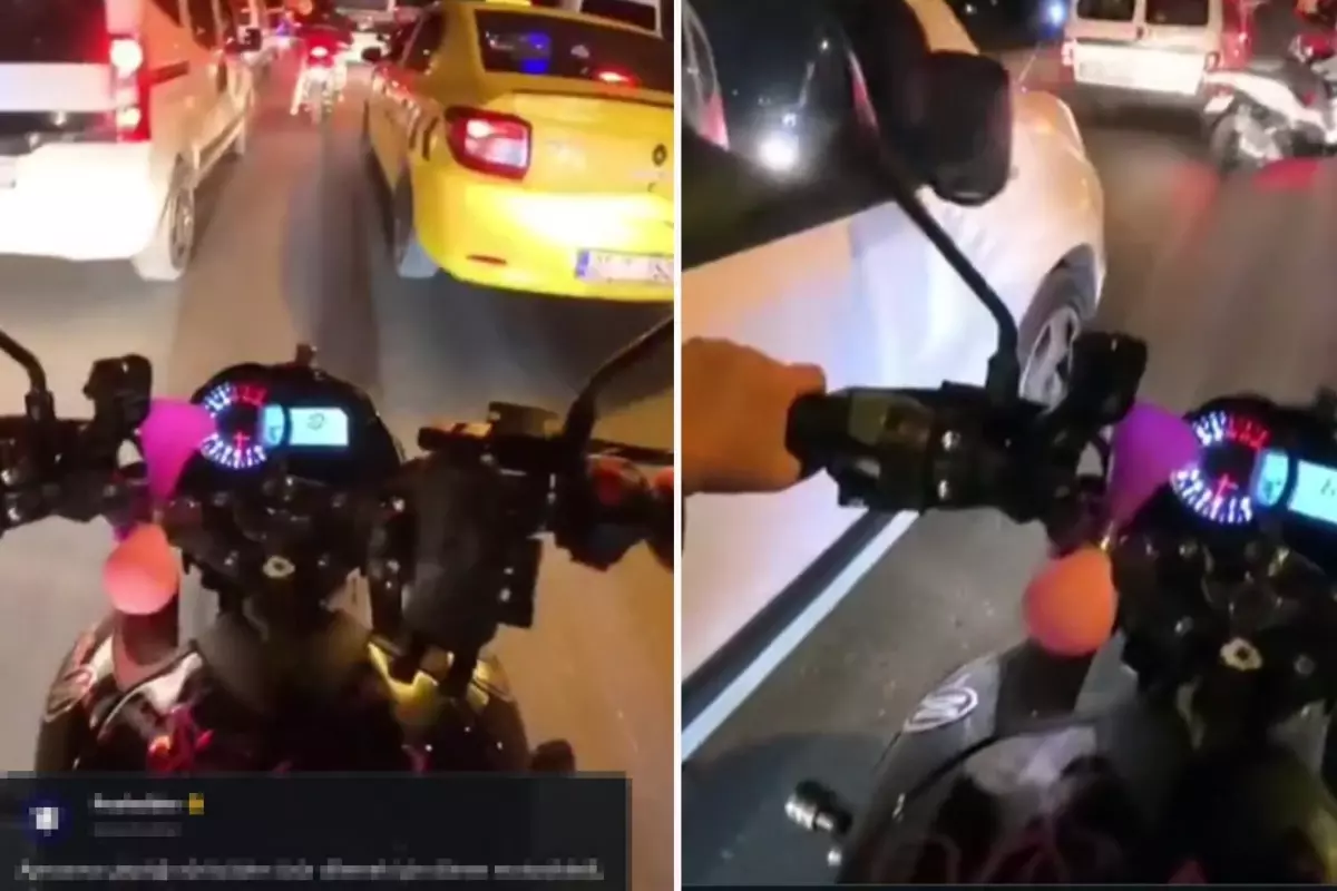 Trafiktekiler Dikkat Alsın: Özür Dilemek İsterken Çarpıştı