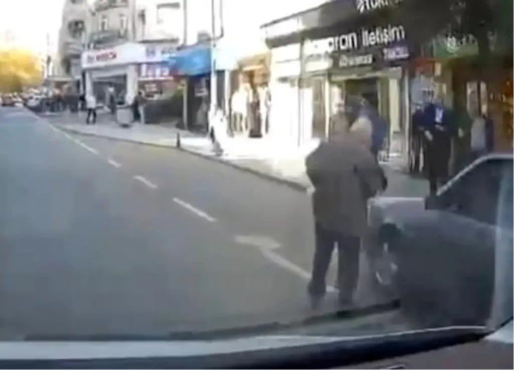 Tekirdağ’da Makas Korku Sahnesi: Yaşlı Vatandaş Ezilmekten Kurtuldu