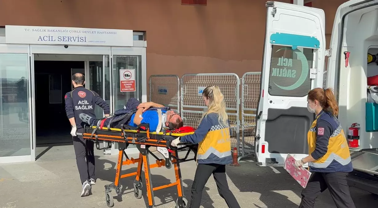 Tekirdağ’da İş Kazaları: 2 İşçi Yüksekten Düşerek Yaralandı