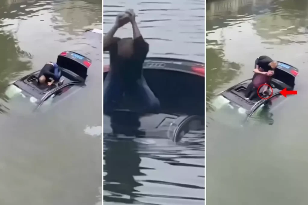 “Nehre Düşen Aracı Kurtaran Vinç Operatörü”