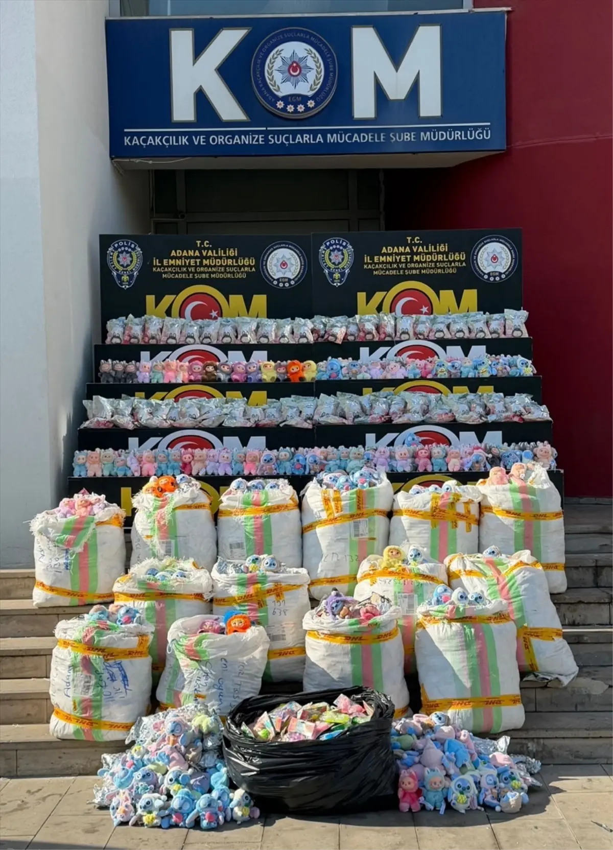 Adana’da Kaçak Pelüş Oyuncak Operasyonu