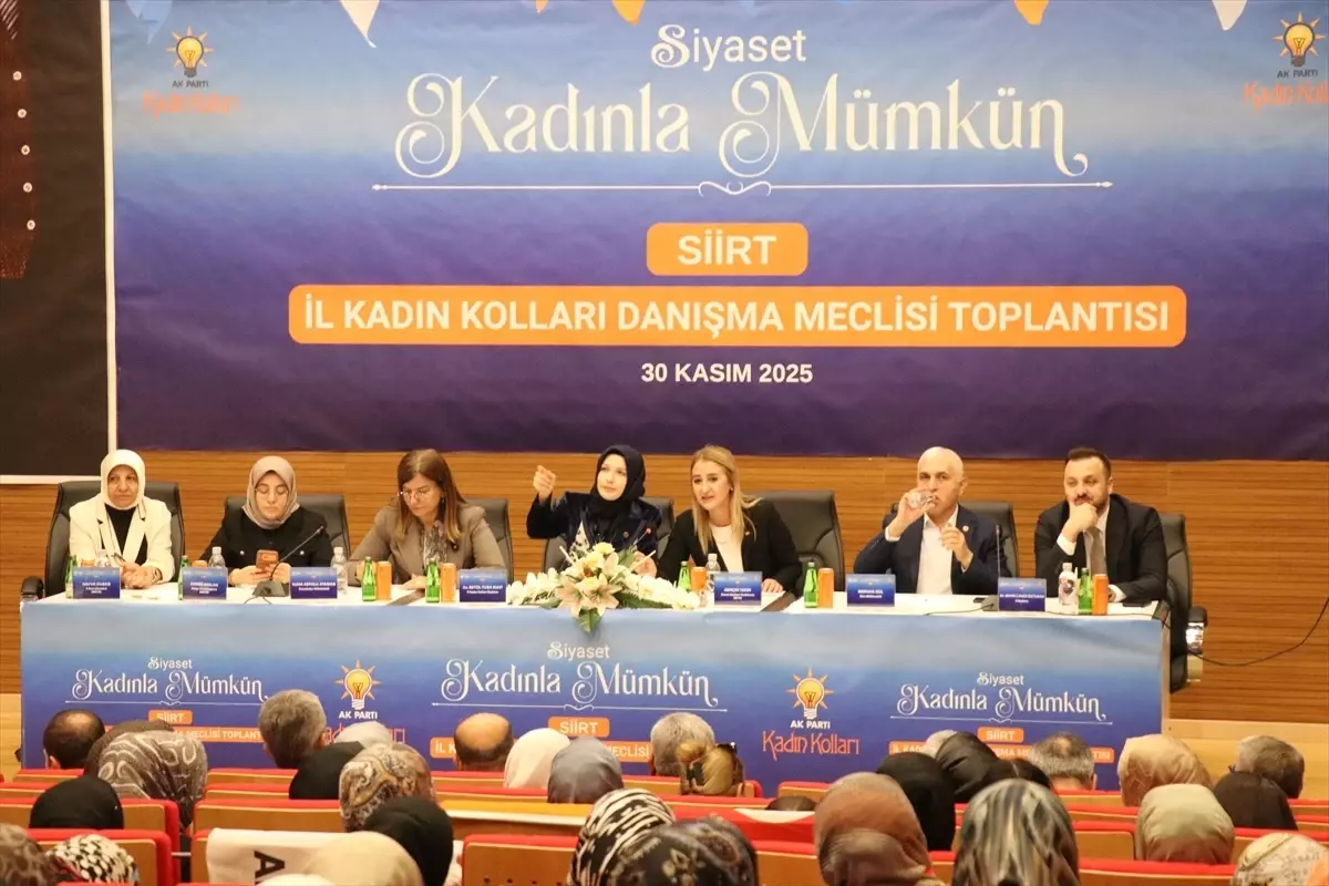 Gerçek Tekin’den Siirt’te ‘Türkiye Yüzyılı’ Vurgusu: Kadınlar Gücün Omurgası