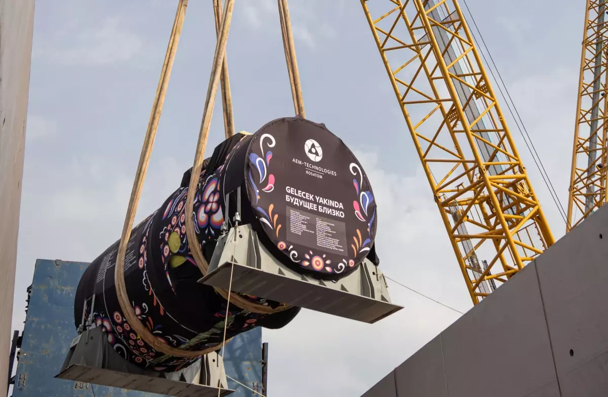 Akkuyu NGS’nin 4. Ünite Reaktörü Sahada