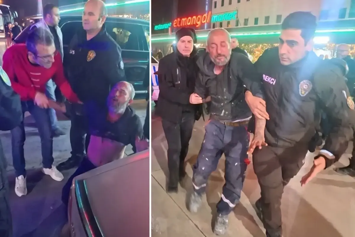 Aksaray’da Alkollü Şahıslara Biber Gazı ile Müdahale