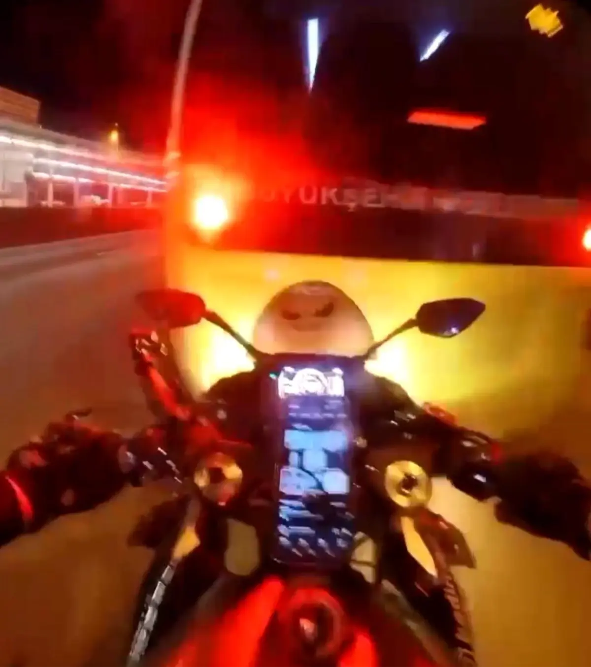 Bursa’da Motosiklet Sürücüsünün Kaza Anında Söylediği Söz Dikkat Çekti