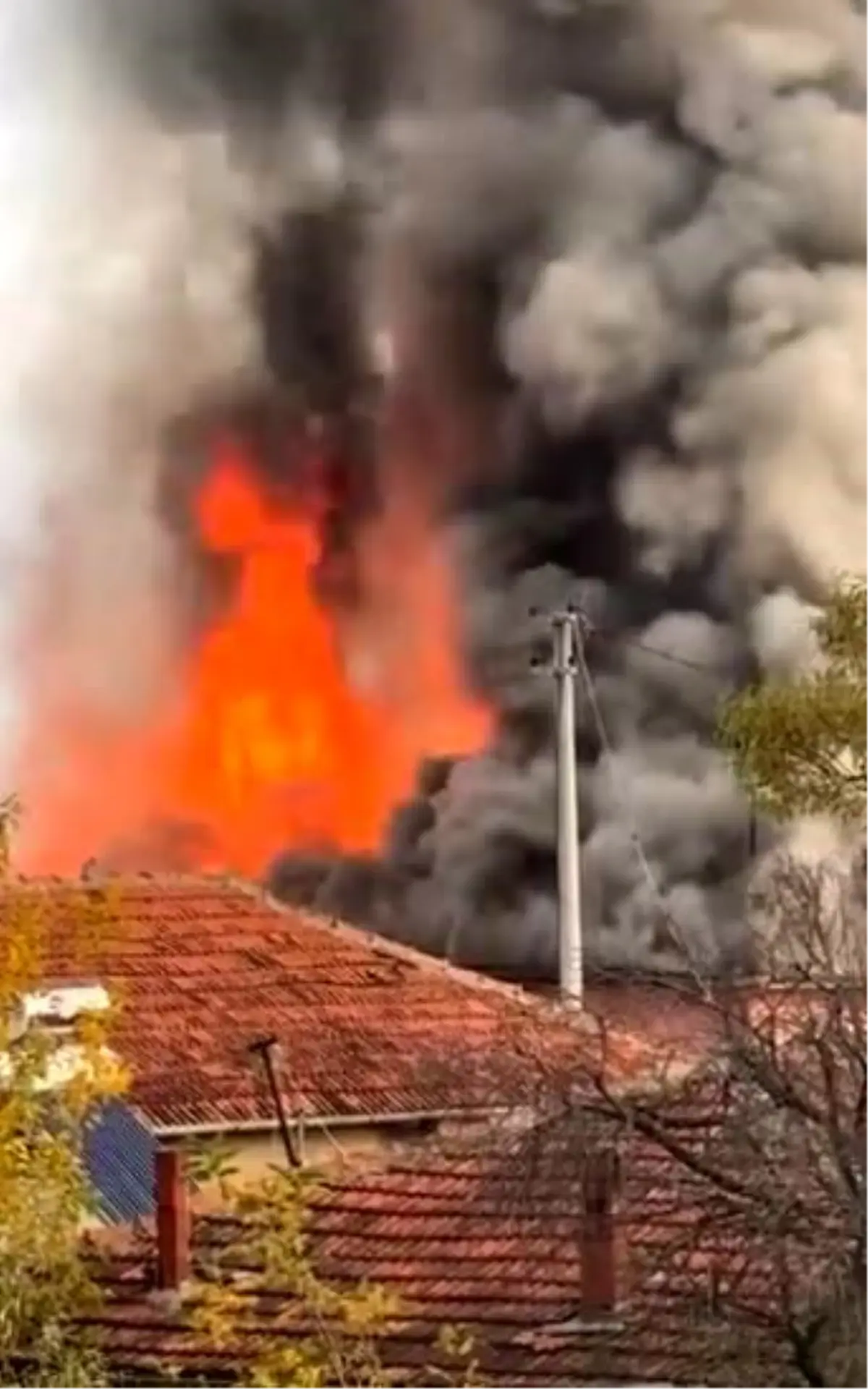 Denizli’de Şok Yangın: Anne ve Oğul Mucizevi Kaçış!