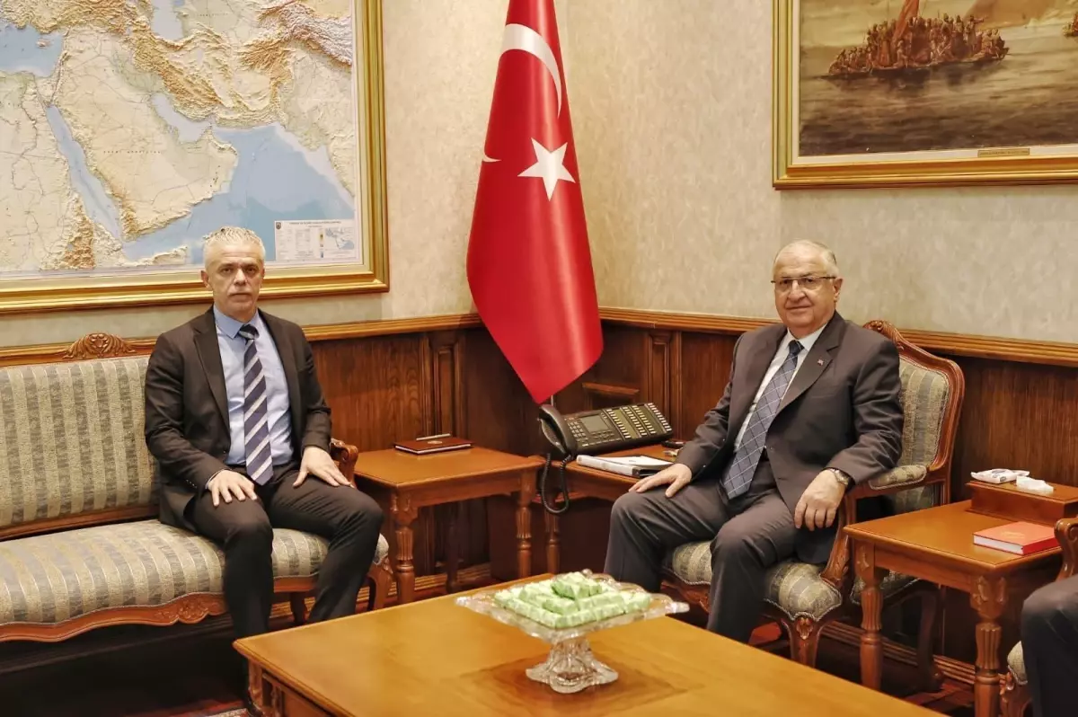 Bakan Güler, KKTC Büyükelçisi Korukoğlu’nu Kabul Etti