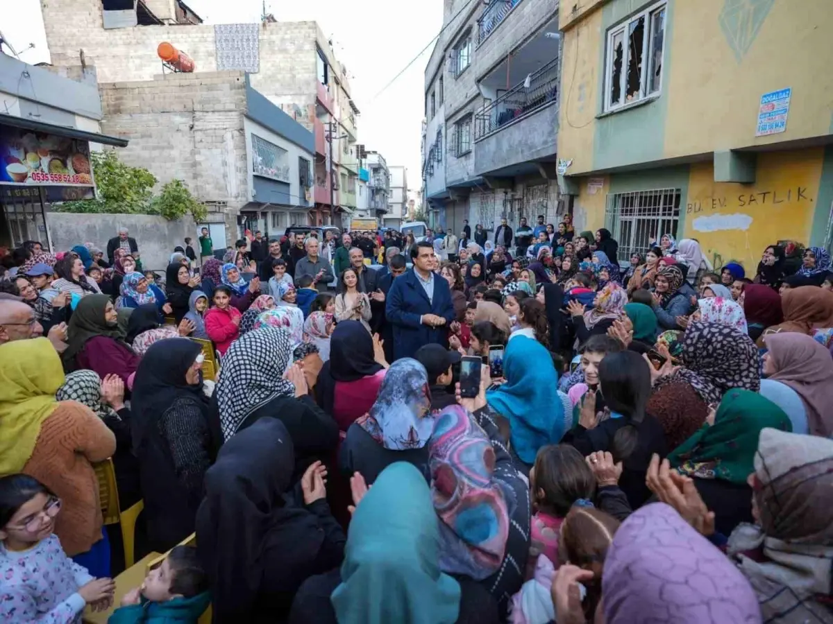 Başkan Yılmaz’ın Mahalle Ziyareti Mitinge Dönüştü