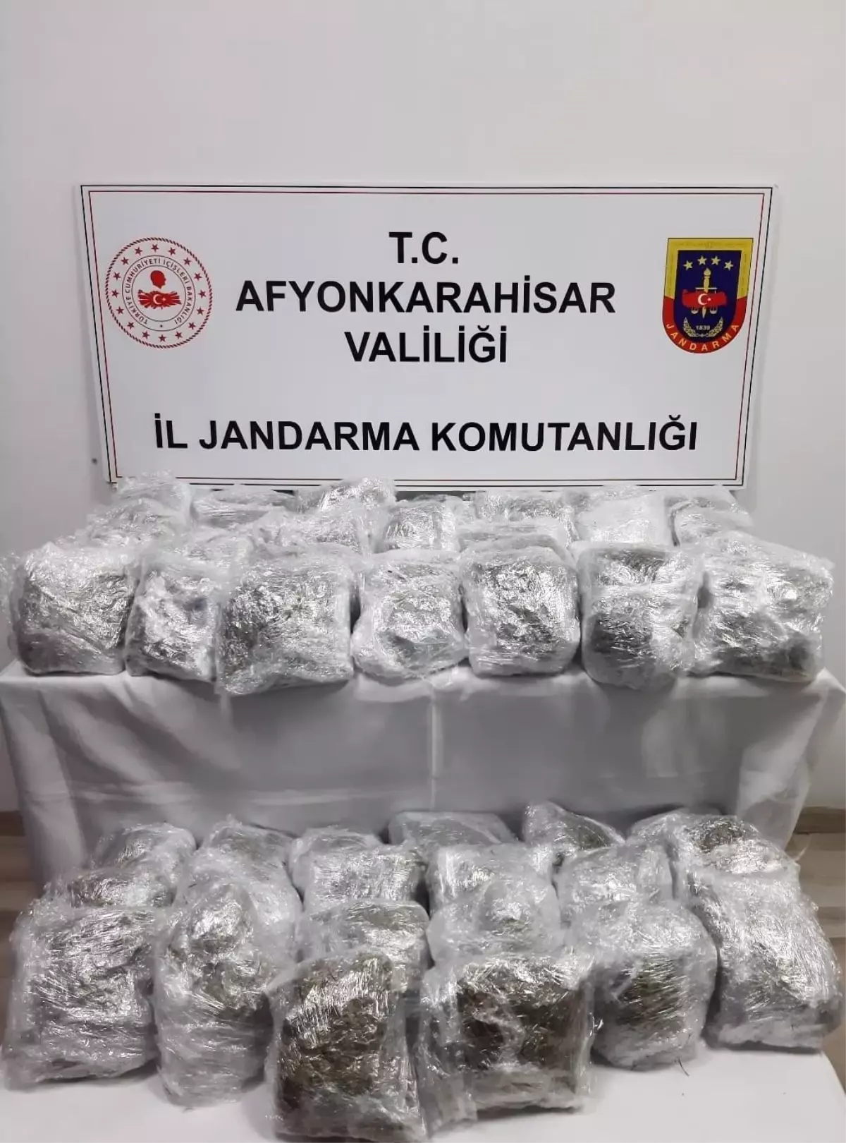 Afyonkarahisar’da 17 kg Skunk Ele Geçirildi