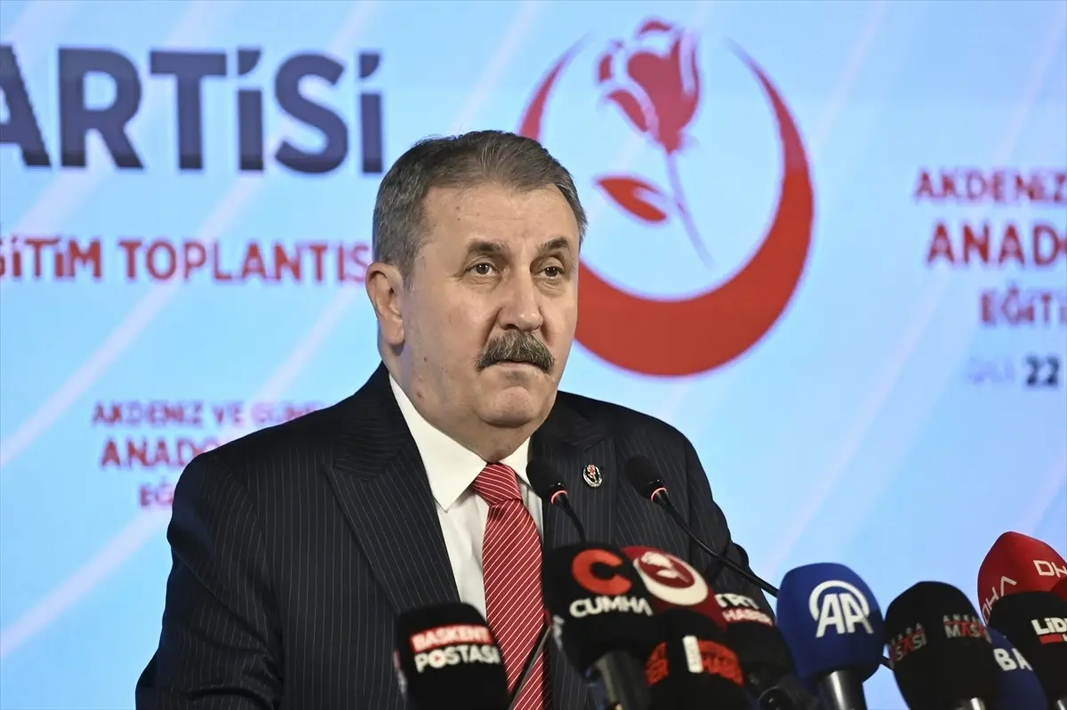 Destici’den İmralı Kararı, Ekonomik Eleştiriler ve Gazze’deki Saldırılara Karşı Sert Çıkış