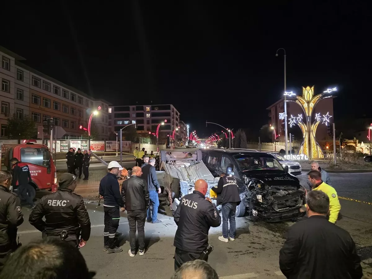 Bingöl’de Korkunç Trafik Kazası: 4 Yaralı
