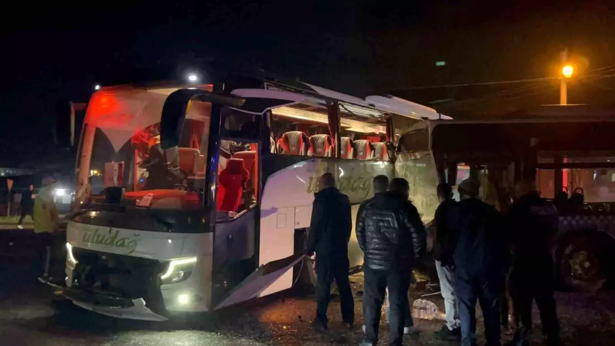 Tekirdağ’da Otobüs Kazası: 9 Yaralı