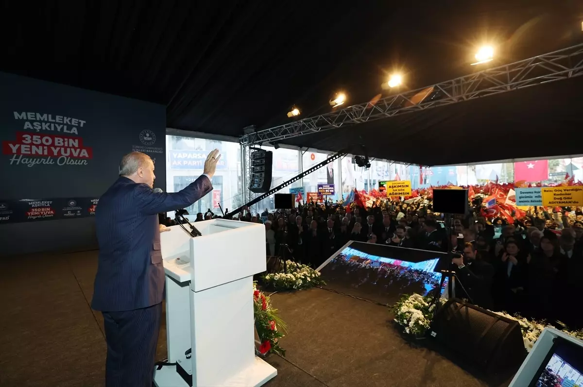 Cumhurbaşkanı Erdoğan, Adıyaman’da 350. Bininci Afet Konutu Teslim Töreninde Büyük Açıklamalarda Bulundu