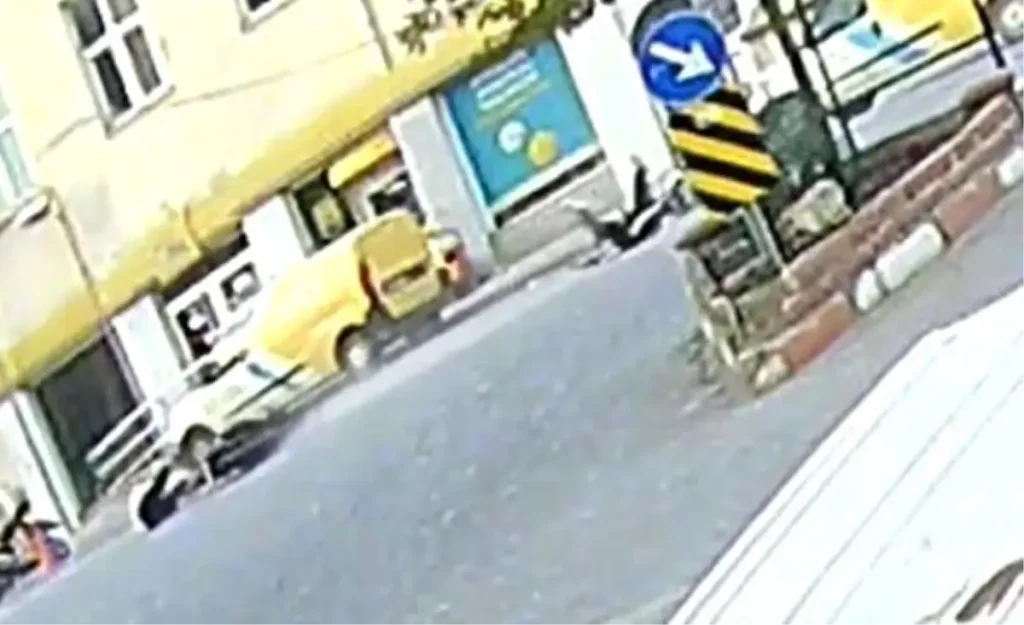 Trafiği Altüst Eden Motosiklet Kazası