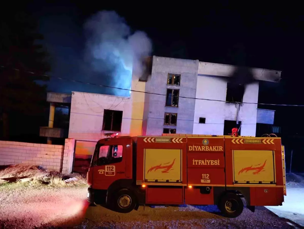 Silvan’da Boş Ev Yangını