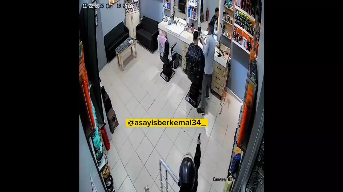 Dükkana girip berbere kurşun yağdırdı! Dehşet anları kamerada