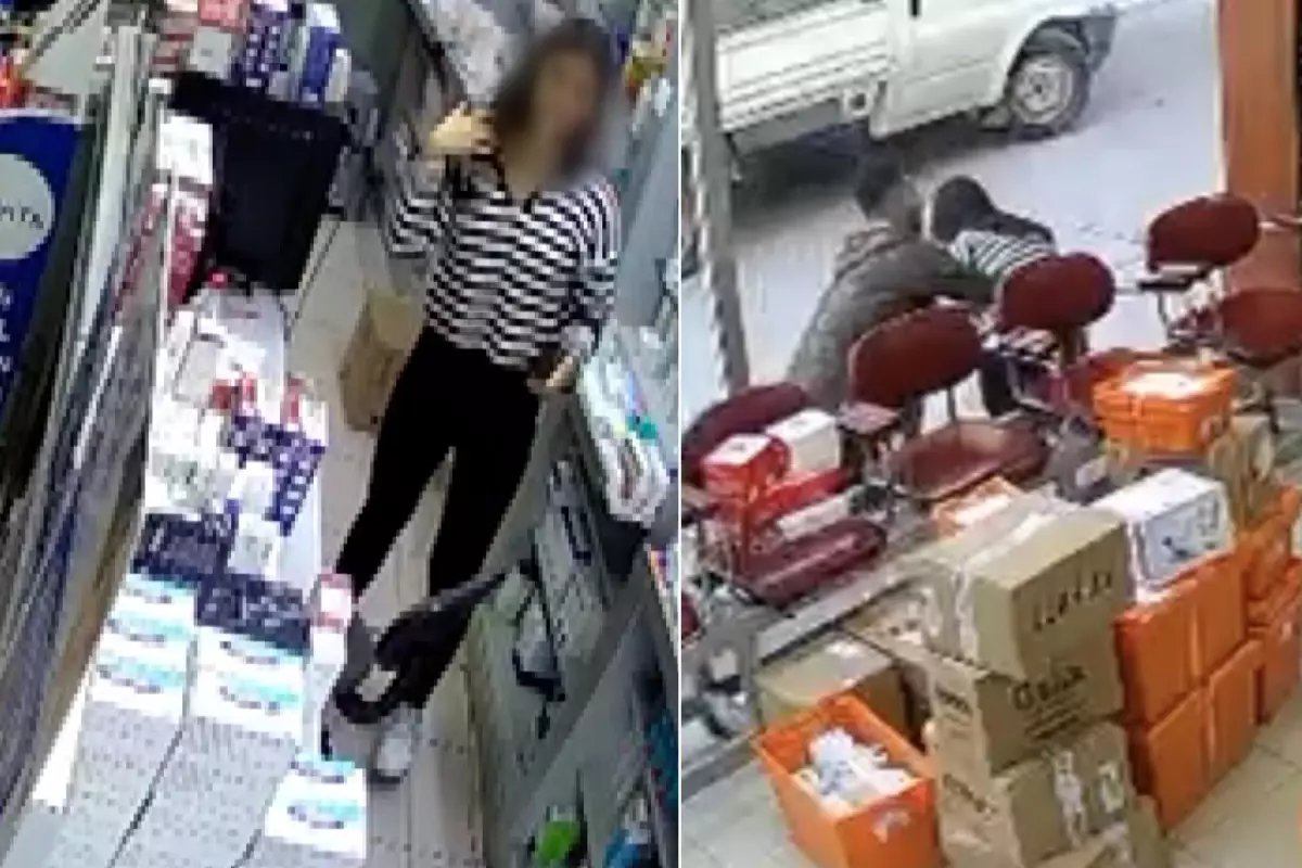 Eczacının Üzerine Atlayıp Soymaya Çalışan Sapıktan Rezil Savunma