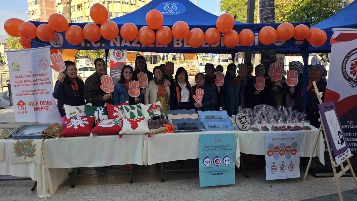 Nazilli’de Kadına Yönelik Şiddete Dikkat Çeken ‘Kadına Şiddete Hayır’ Sergisi Açıldı