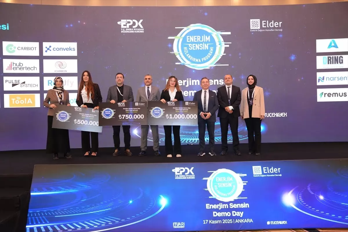 Enerjim Sensin Programı’nda 2,25 Milyon Lira Ödül Dağıtıldı