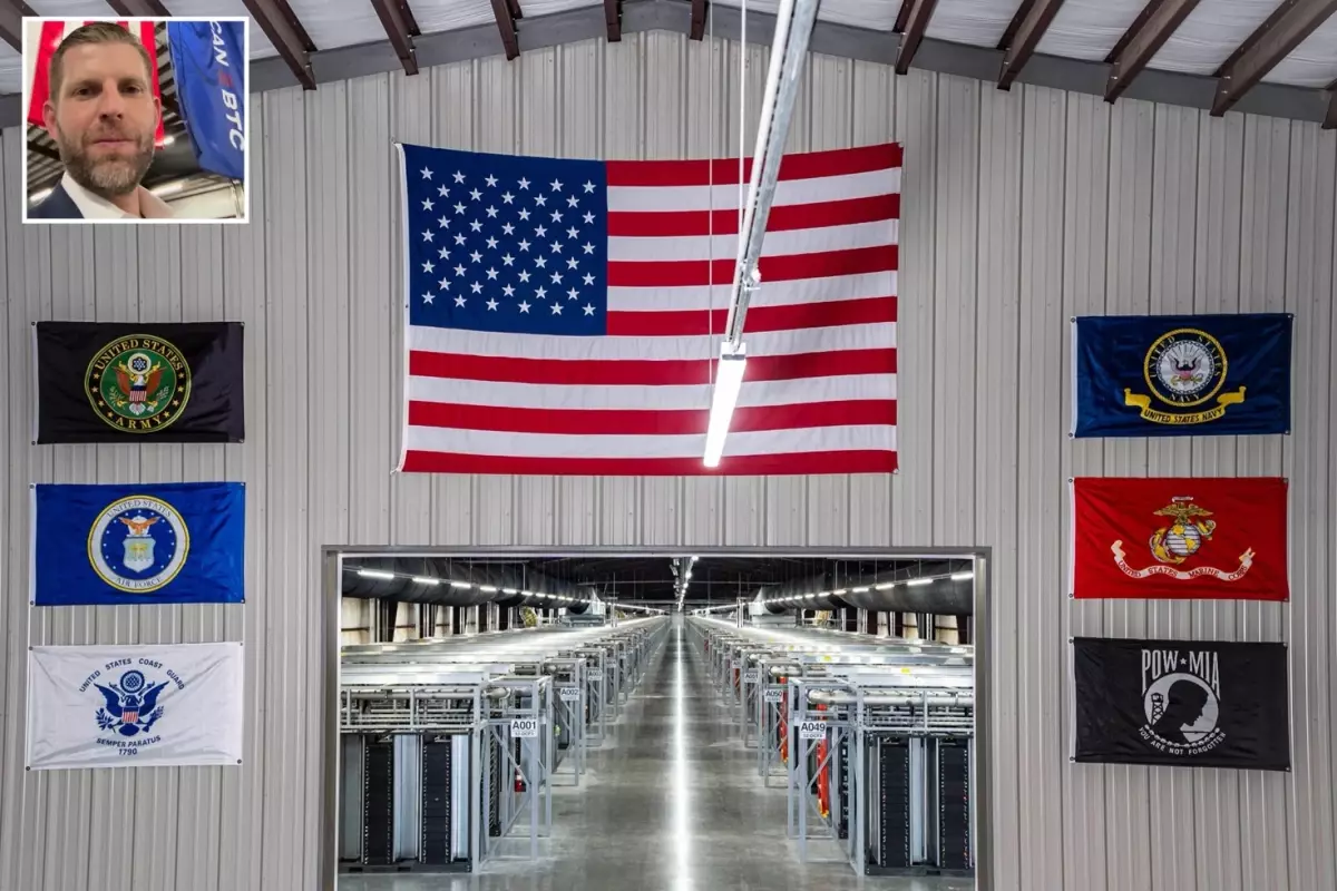 Eric Trump, Texas’teki Bitcoin Madencilik Tesisini Sanal Turla Tanıttı