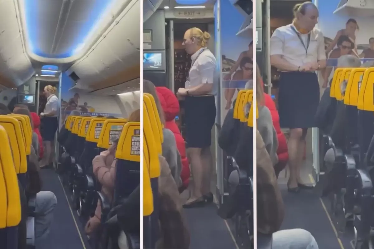 Ryanair’de Şok! Erkek Kabin Memuru Kadın Eteği ve Topuklu Ayakkabıyla Uçtu