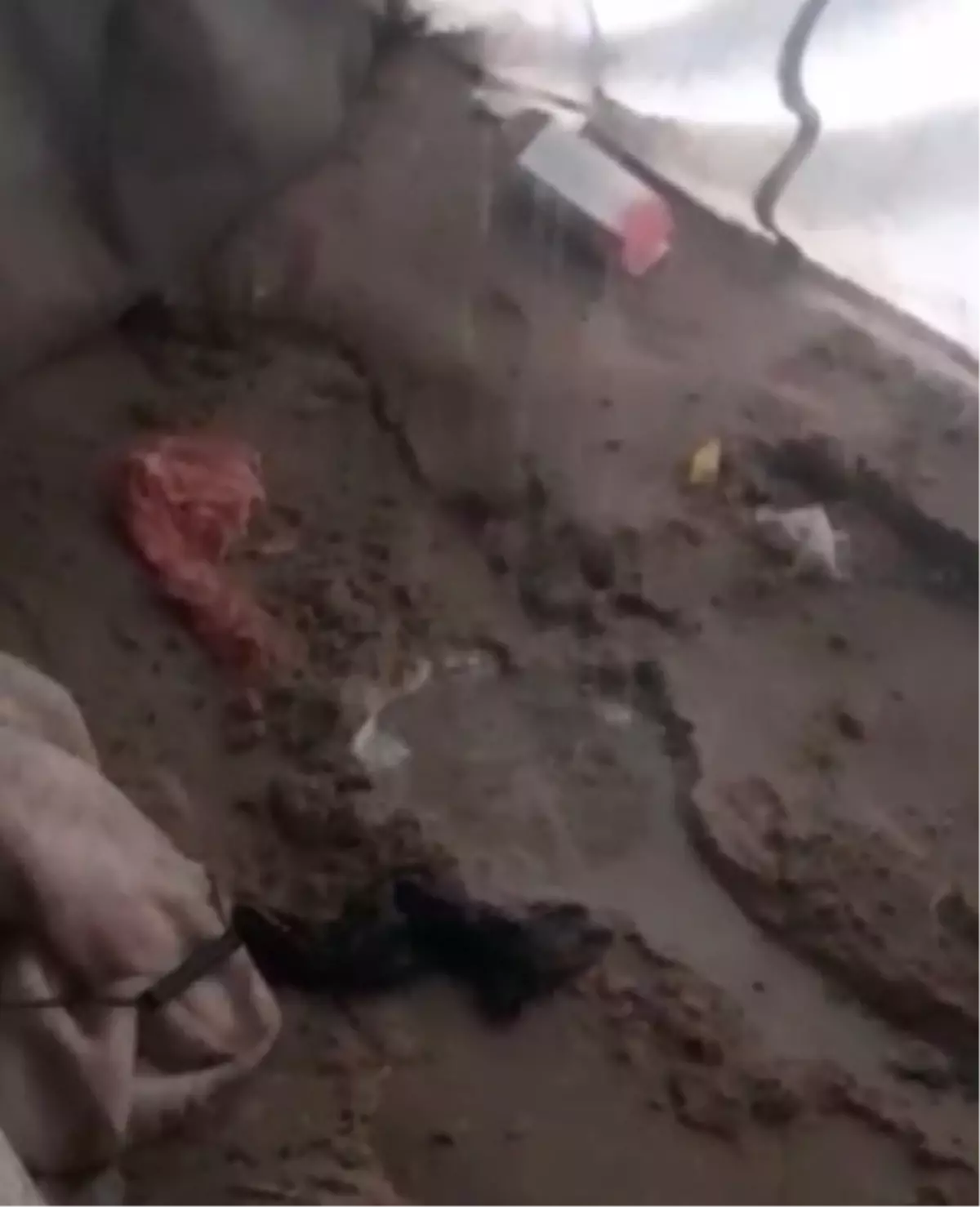 Gazze’deki Çadırlar Su Altında Kaldı