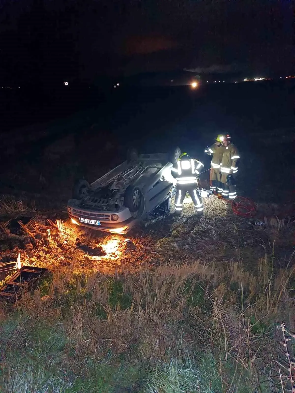 Balıkesir’de Tek Taraflı Trafik Kazası