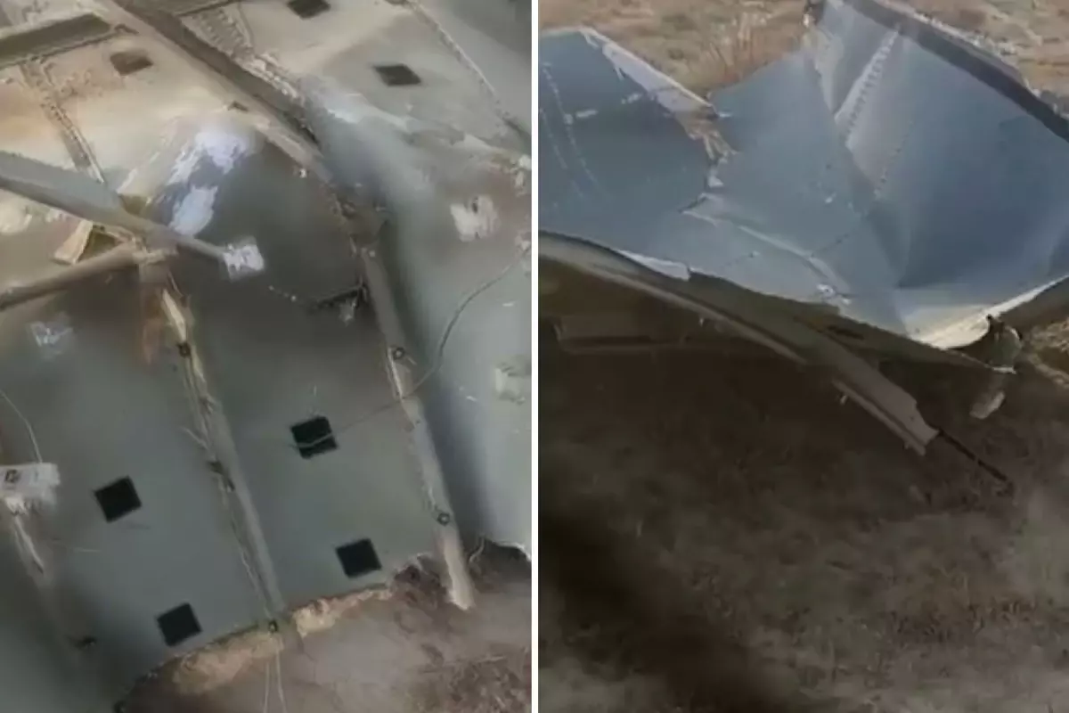 Gürcistan’da düşen askeri kargo uçağının parçalarına ulaşıldı