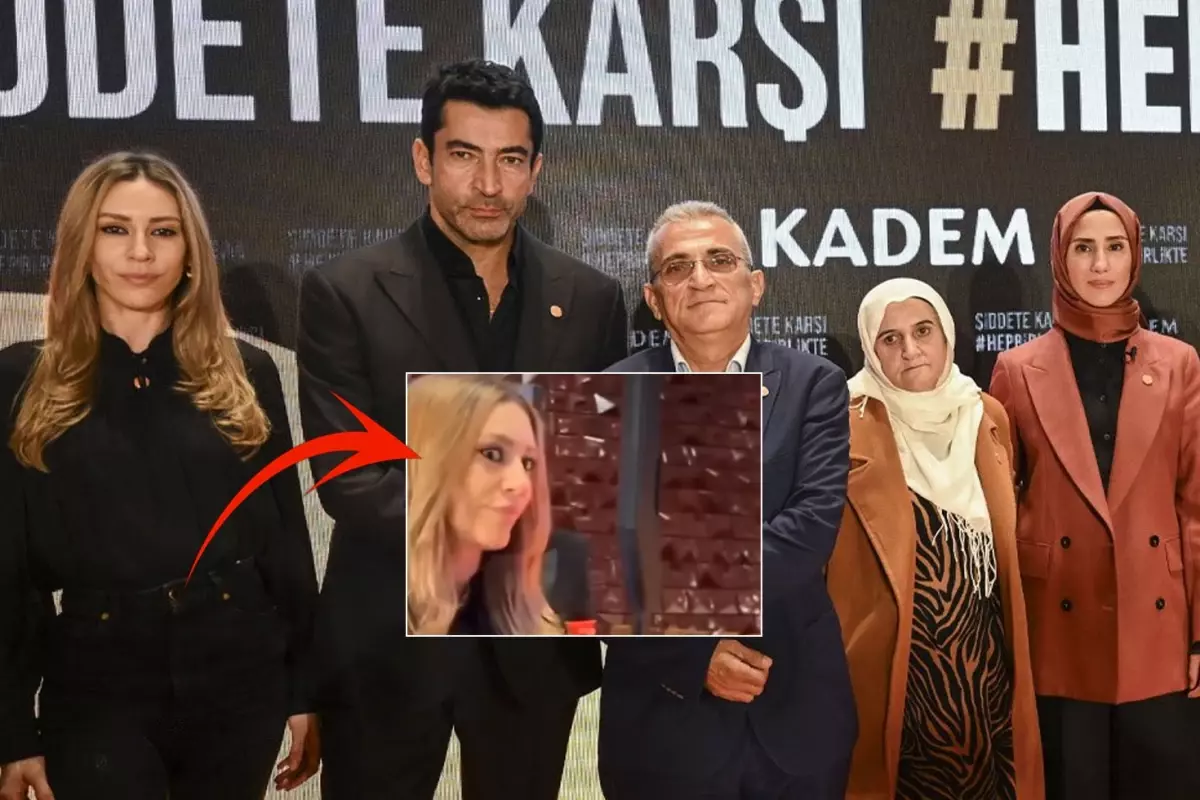 KADEM’in lansmanına katılan Sinem Kobal’ın tavırları olay oldu