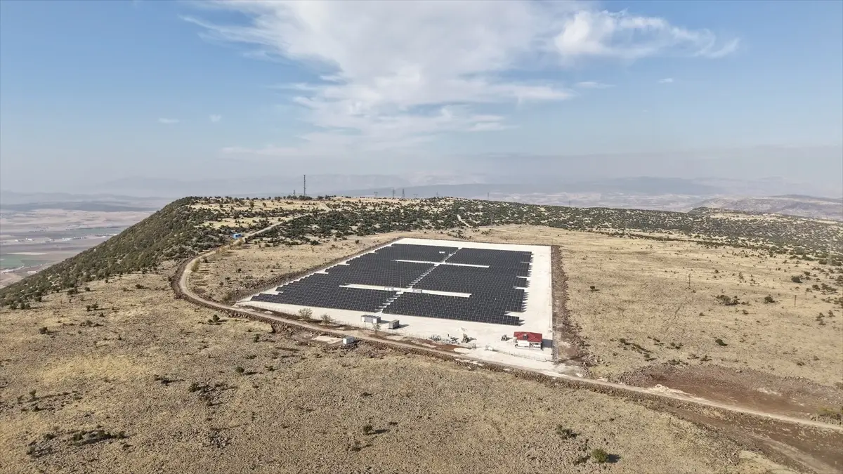 Kahramanmaraş’ta 6 MW Güneş Enerjisi Santrali Resmen Faaliyete Geçti