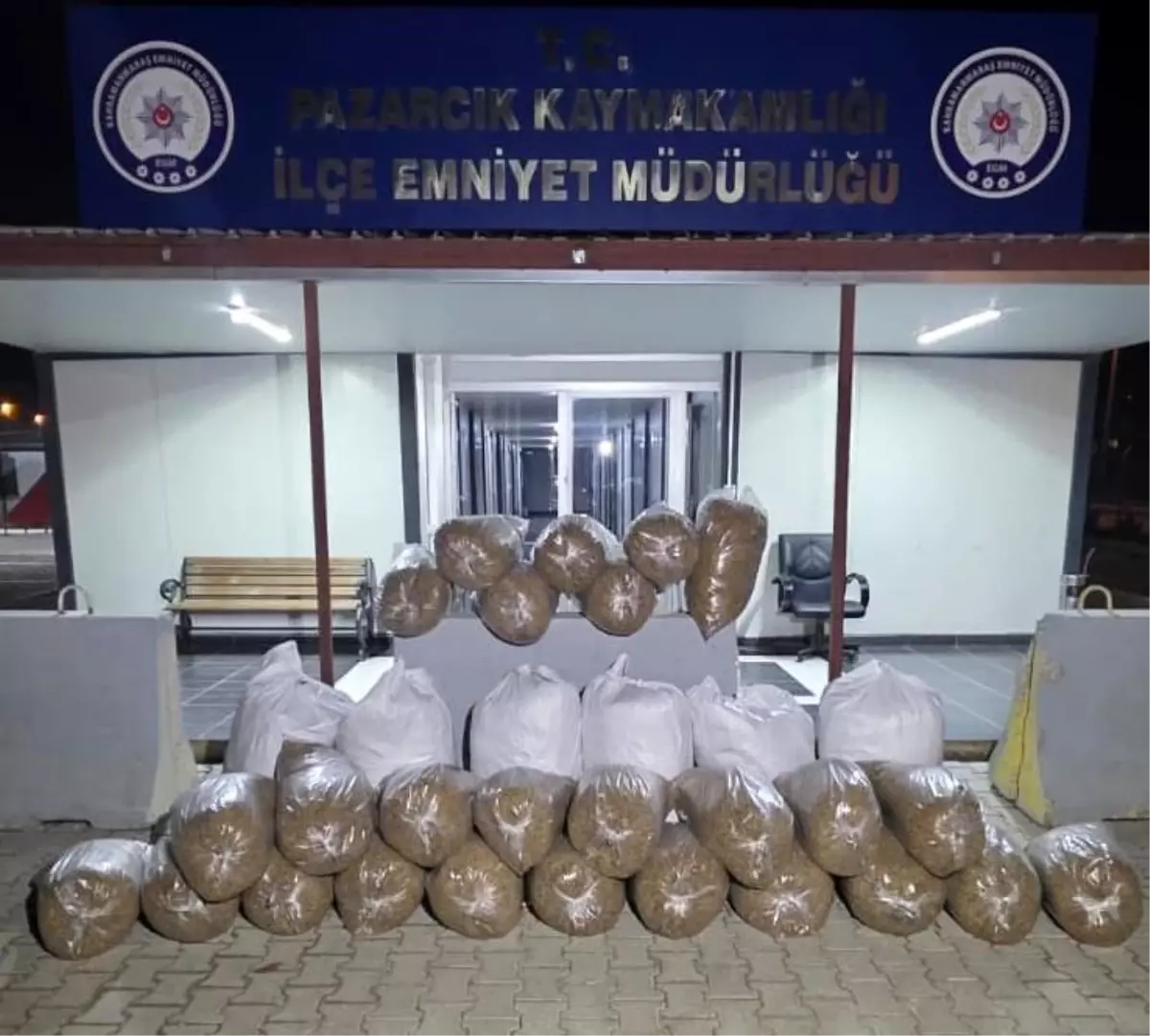 Pazarcık’ta 449 kg Kaçak Tütün Ele Geçirildi