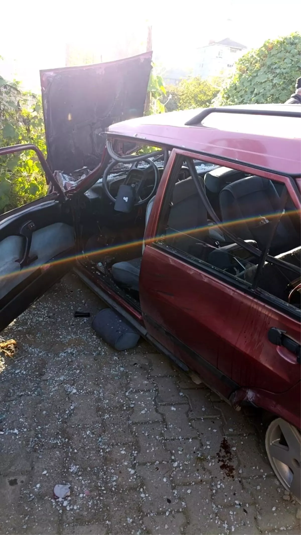 Trabzon’da Otomobil Yayalara Çarptı