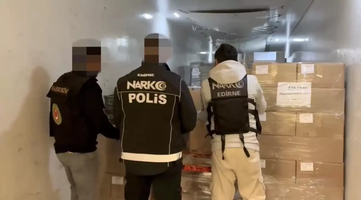 Edirne’de Şok Operasyon: 6 Ton 400 Kg Sentetik Kannabinoid Madde Ele Geçirildi