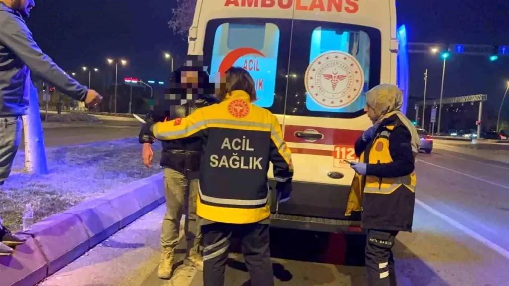 Kayseri’de Gündüz İntihara Kalkışan Şahıs Hastanelik Oldu
